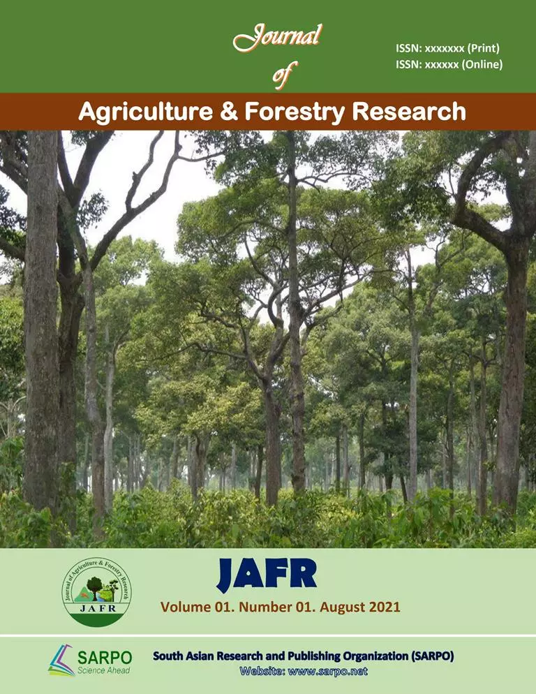 Journal of Agriculture and Forestry Research Volume 1 | Issue 1